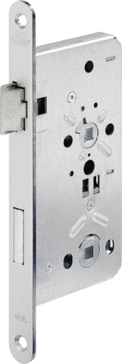 Objekt-Einsteckschloss 0515 BAD 20/ 65/78/8mm DIN R silber rd Kl 3 Zinkdruck.BKS
